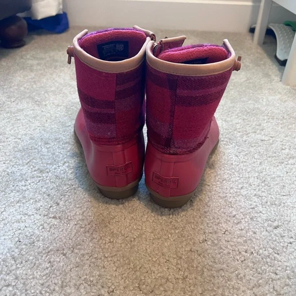 Sperry Women’s Pink Duck Boots - Picture 3 of 7